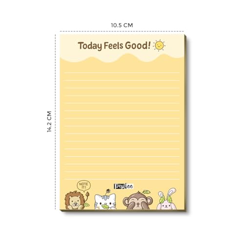 PAPBOO Easy to carry Cute A6 Size Tear-off Notepads,90 Sheets,100 GSM, Gift(Feel Good) - Image 4