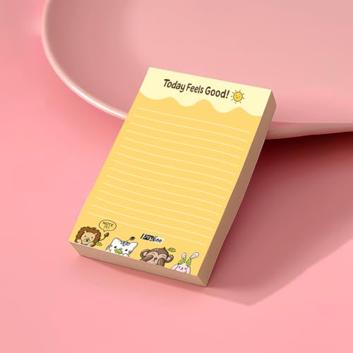 PAPBOO Easy to carry Cute A6 Size Tear-off Notepads,90 Sheets,100 GSM, Gift(Feel Good) - Image 3