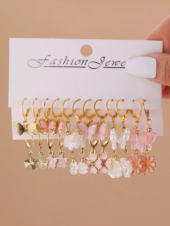 Take Two Take Two Set of 12 - Assorted Pendant Earrings