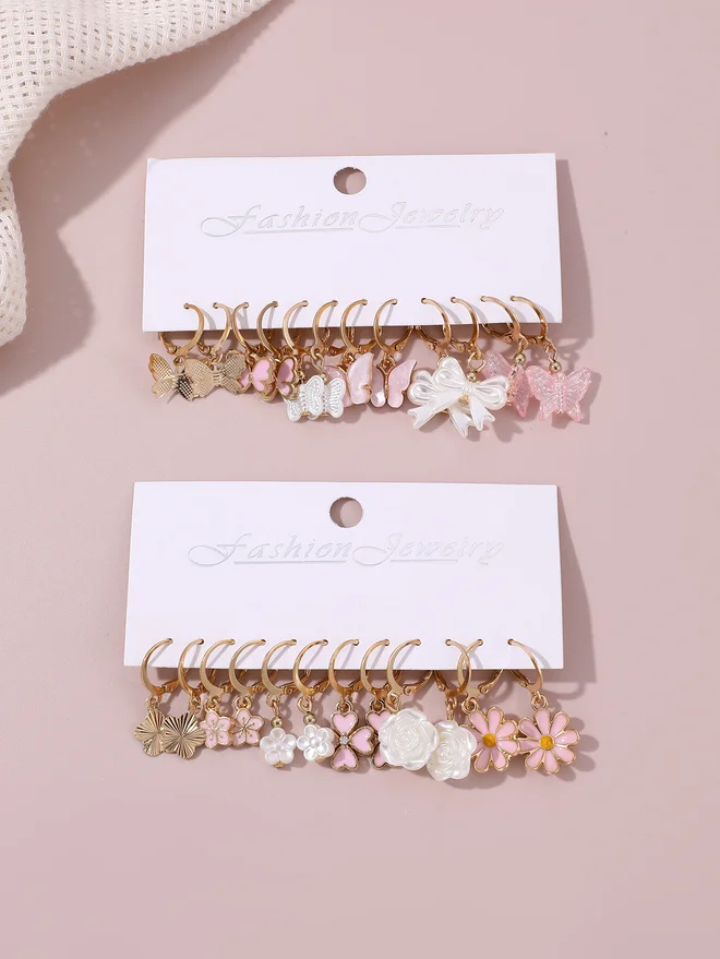 Take Two Take Two Set of 12 - Assorted Pendant Earrings
