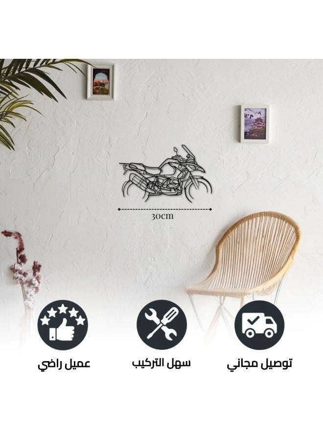 GS Enduro  Metal Wall Decor with Motorcycle Motif – BMW - Image 3