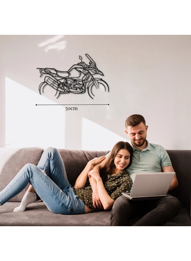 GS Enduro  Metal Wall Decor with Motorcycle Motif – BMW - Image 2