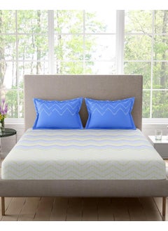 Portico New York Portico New York Shimmer Double Super King Size Bedsheet with 2 Pillow Cover (274X274CM)  - Image 2