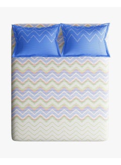 Portico New York Portico New York Shimmer Double Super King Size Bedsheet with 2 Pillow Cover (274X274CM)  - Image 3