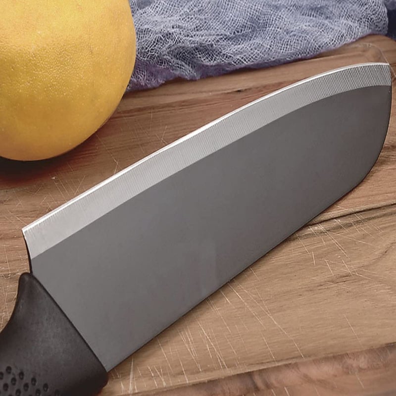 Eletree Kitchen Knife Set with Black Chef Knife Set with Knives Scissor Black for MeatVegetablesFruits Chopping Slicing DicingCutting - Image 4