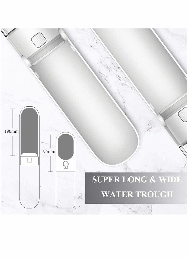 SYOSI Portable Dog Water Bottle Dogs Travel Water Bottle Anti Leak Pets Water Bottle With Poo Bag Dispenser 420Ml Purple - Image 5