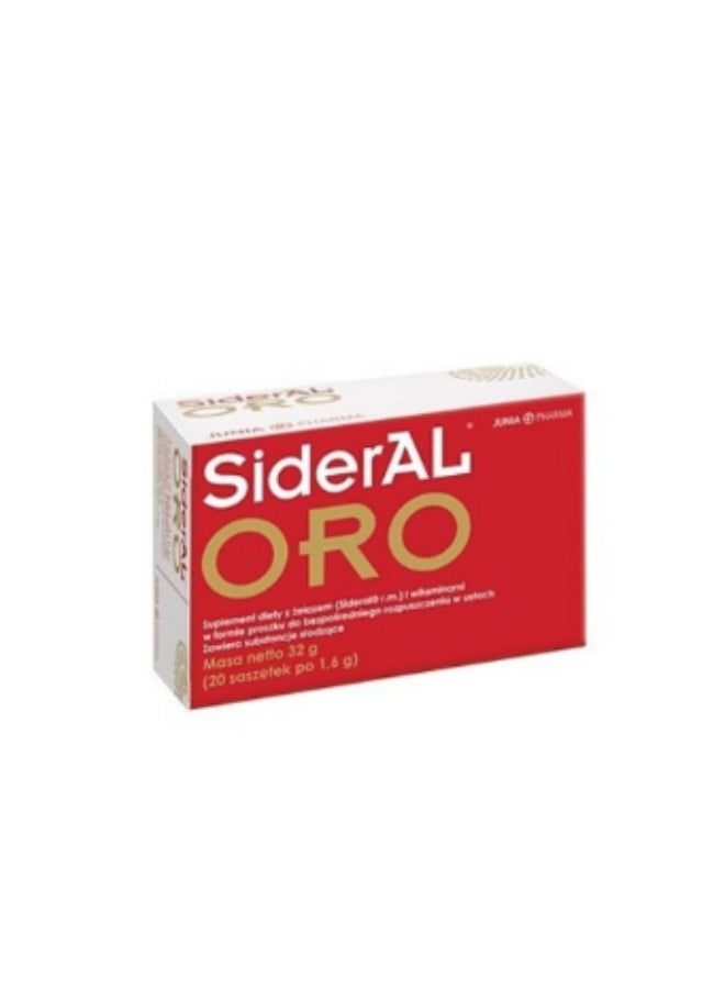 SiderAL Oro Supplements 20 Sachets
