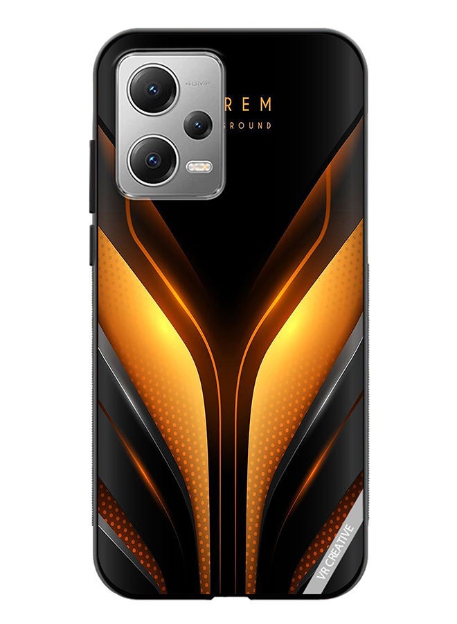 VR CREATIVE Protective Case Cover For Xiaomi Redmi Note 12 Lorem Background Design Multicolour - Image 1