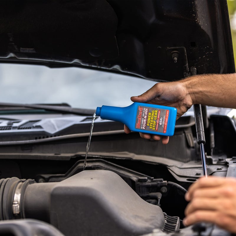 BlueDevil Products Power Steering Fluid + Stop Leak â€“ 8 oz | Restores Seals & Prevents Leaks | Smooth Steering Performance - Image 4