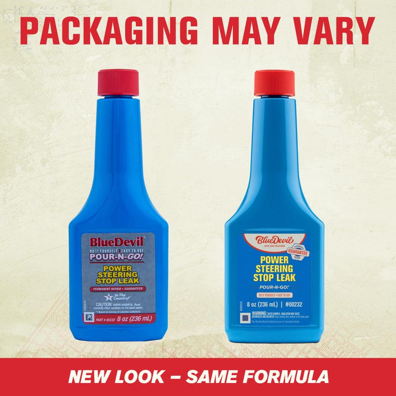 BlueDevil Products Power Steering Fluid + Stop Leak â€“ 8 oz | Restores Seals & Prevents Leaks | Smooth Steering Performance - Image 2