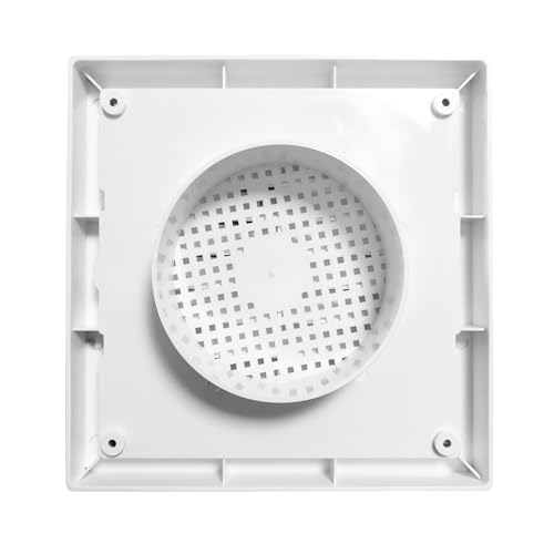 Ardnib 4 Inch Vent Cover/Ventilation Vent Cover/Chimney Pipe outer Vent Cover/Used for Anti Cockroach, Lizards, Insects, 100 mm Exhaust Fan Cap Chimney Pipe Cowl (ABS WHITE, 4 INCH) - Image 3