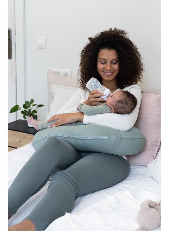 Doomoo Softy Jersey Nursing Pillow, Green - Image 4