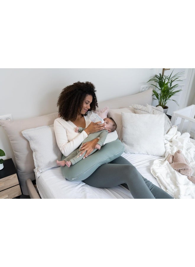 Doomoo Softy Jersey Nursing Pillow, Green - Image 3