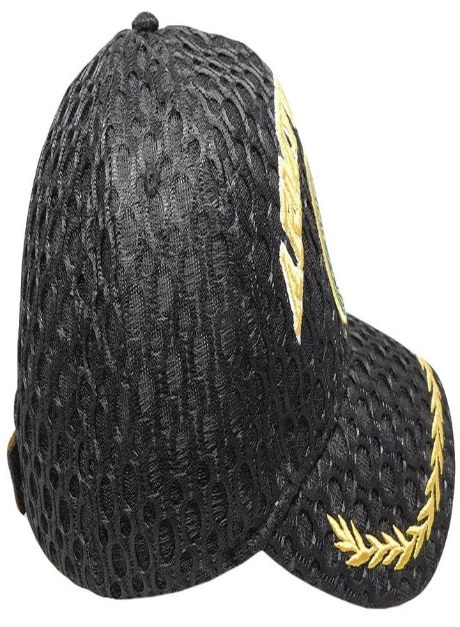 AES United States Army Veteran Vet Textured Mesh Ball Cap Embroidered 3D (Licensed) - Image 4