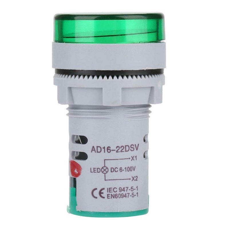 Green LED Digital DC Voltmeter 6 100V Range Automotive Voltage Meter Indicator - Image 3