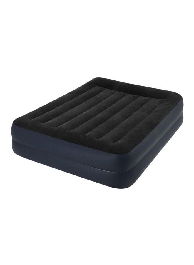 INTEX Padded Inflatable Double Bed combination Black - Image 1