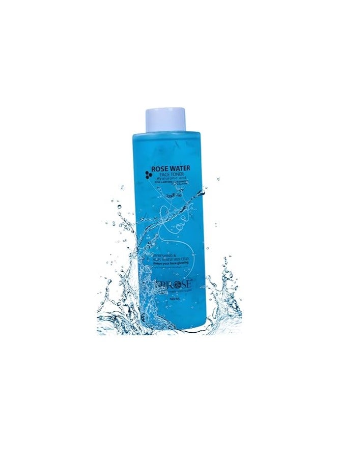 BBROSE Rose Water Face Toner with Hyaluronic Acid 500ml - Image 1