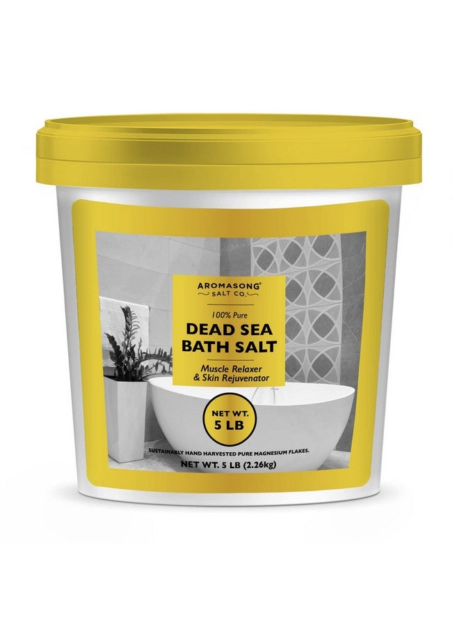 Aromasong Dead Sea Salts For Soaking5 Lb. Fine Grain Bath Salt Soak In Bucket - Image 1