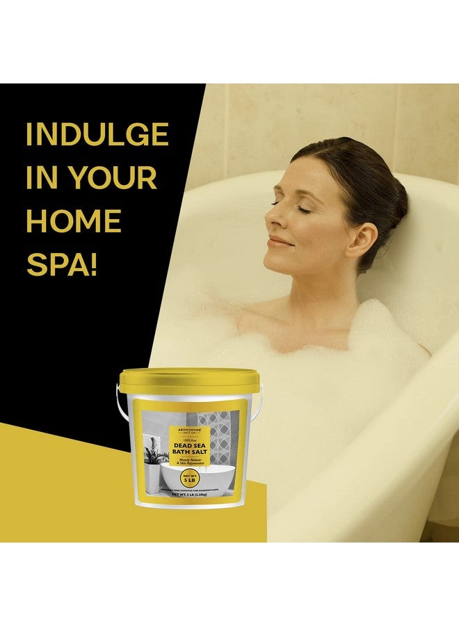 Aromasong Dead Sea Salts For Soaking5 Lb. Fine Grain Bath Salt Soak In Bucket - Image 5