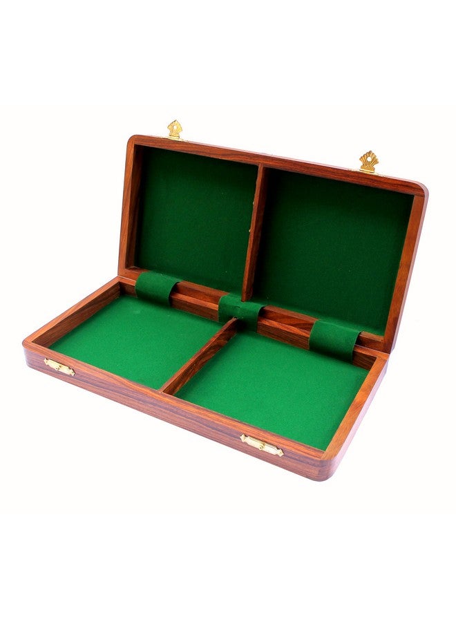 StonKraft لوحة شطرنج خشبية من ستونكرافت بدون قطع للاعبين المحترفين - قطع شطرنج خشبية ونحاسية مناسبة متاحة بشكل منفصل من العلامة التجارية (14" × 14" - خشب الأكاسيا) - Image 4