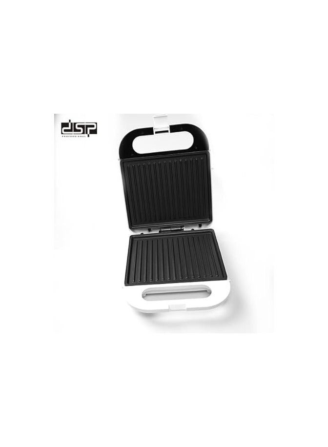 DSB DSP KC1175 1400W Sandwich Maker, White - Image 2