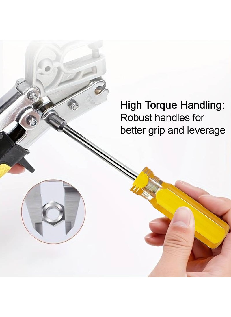7 Pcs Screwdriver Spanner Set Cannon Wrench Set Metal Connecting Rod Sleeve Tool Set 5/6/7/8/10/11/12mm