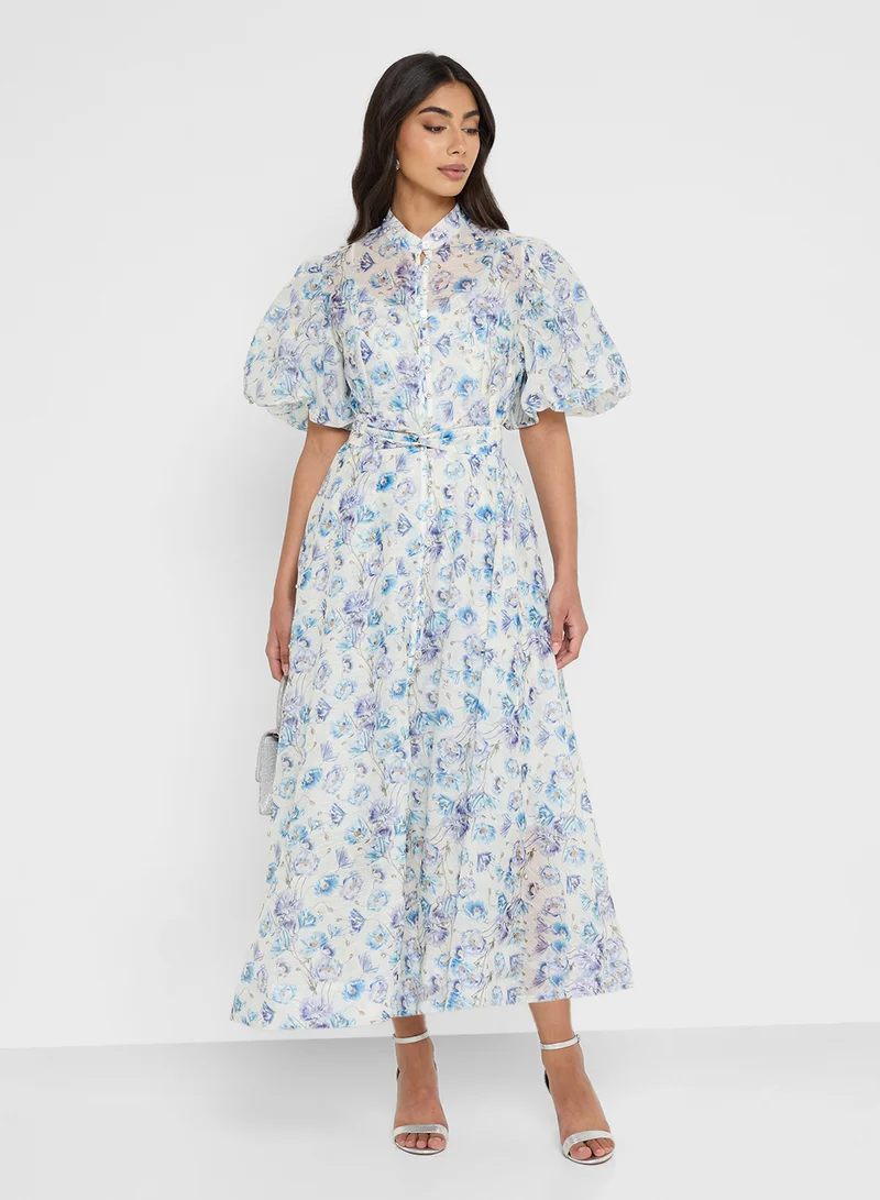 ELLA Floral Print Dress