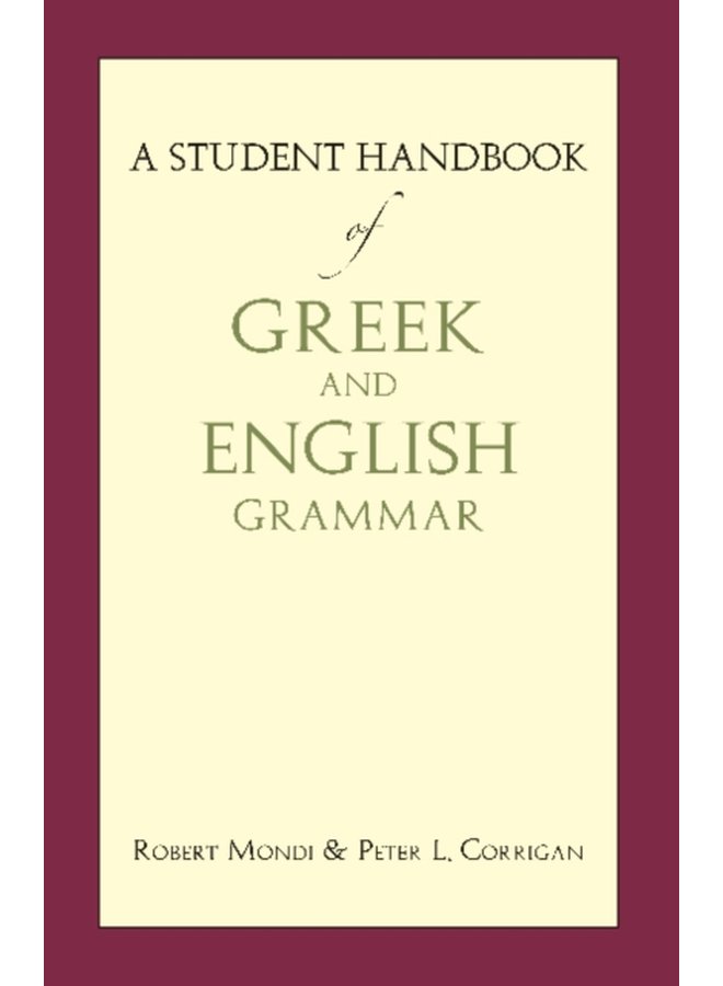 A Student Handbook of Greek and English Grammar - Paperback