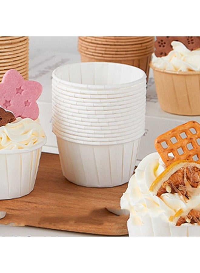 50 Pcs Cupcake Liners，Muffin Baking Wrapping Packaging Cups,Holders Paper for Wedding,Birthday,Party,Baby Showers