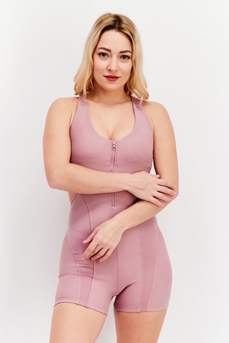Adidas Women Sportswear Outdoor Playsuits, Mauve - Image 1