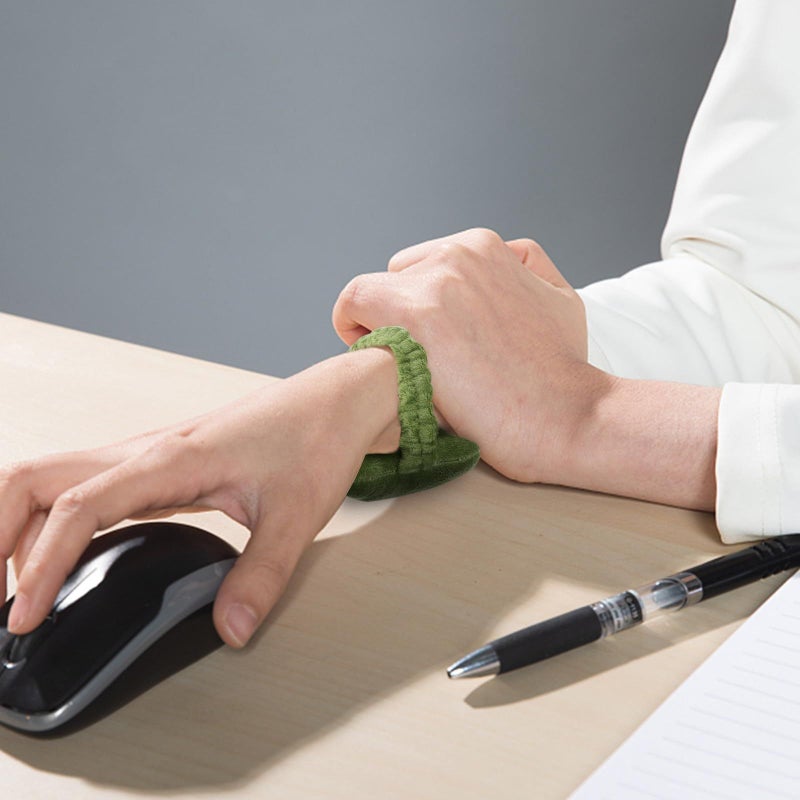 Ergonomic Mouse Wrist Rest Pads Set Small Size Soft Memory Foam 4 Pcs Multi Color - Image 3