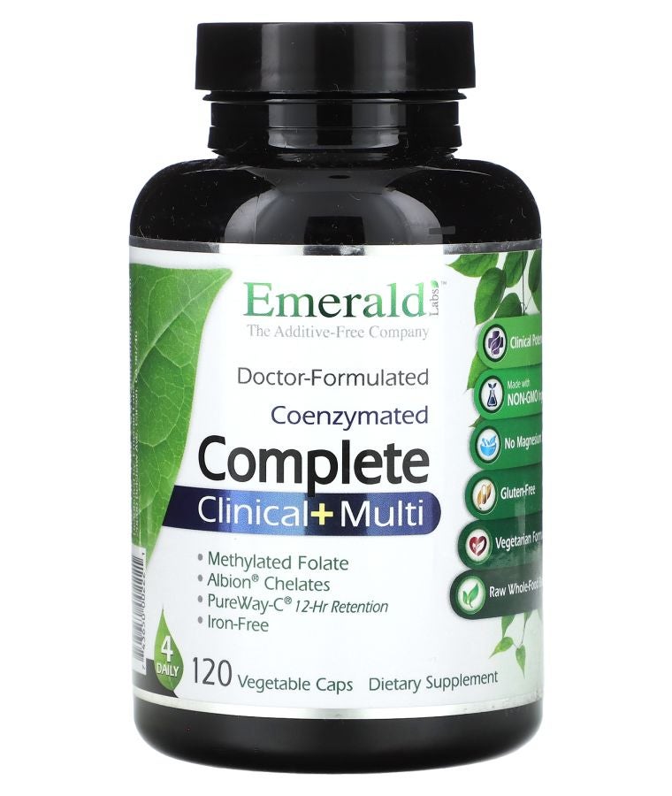 Emerald Laboratories CoEnzymated Complete Clinical + Multi 120 Vegetable Caps
