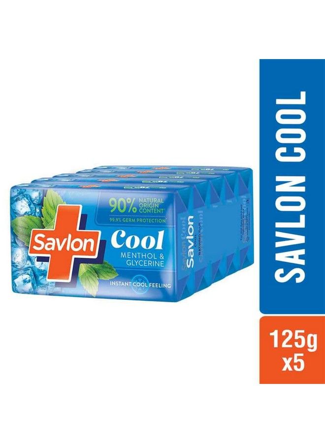 Savlon Cool Soap Menthol & Glycerin 125G (Pack Of 5) - Image 3