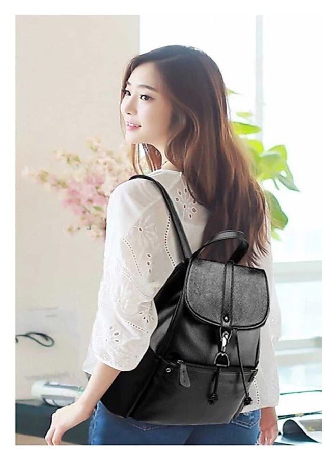 Alison Girls Fashion Backpack, School Bag, Trendy Bag For College, Material Type PU Leather - Image 2
