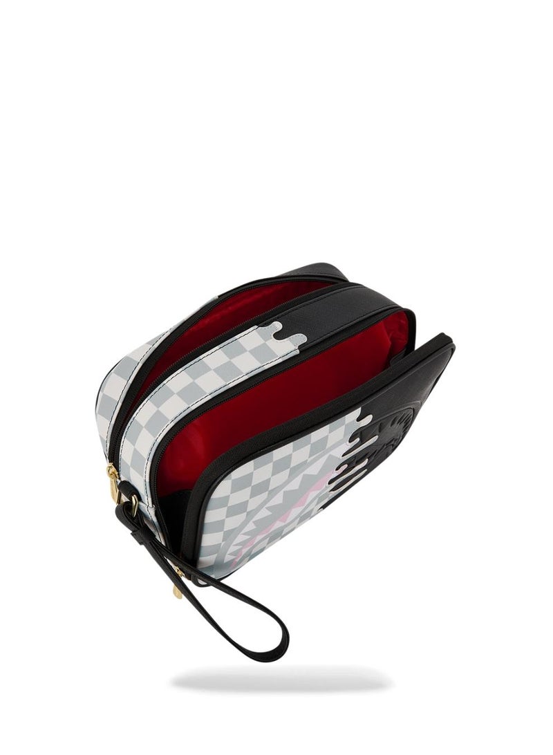 SPRAYGROUND CREAM CHECK SIDE DRIP TOILETRY BRICK - Image 4