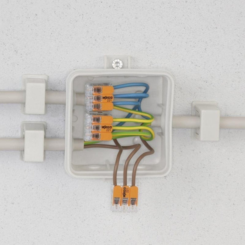 Wago 221-415 Lever-Nuts 5 Conductor Compact Connectors 10 PK - Image 4