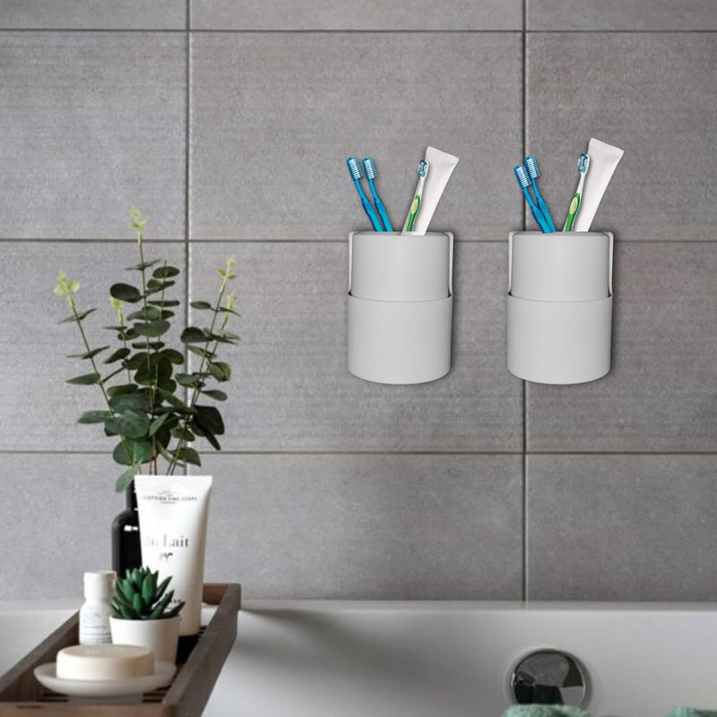 Cyrox Tooth Brush Holder 2 in 1 Toothbrush Holder with Paste Holder/Soap Stand/Bathroom Accessories (1Pcs) - Image 5