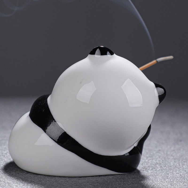 2pcs Cartoon Panda Incense Holder Household Incense Holder Craft Incense Stick Stand - Image 3