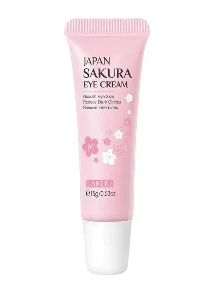 لايكو كريم العين الياباني ساكورا - إزالة الهالات السوداء والخطوط الدقيقة للعين - 15 جرام - Image 1