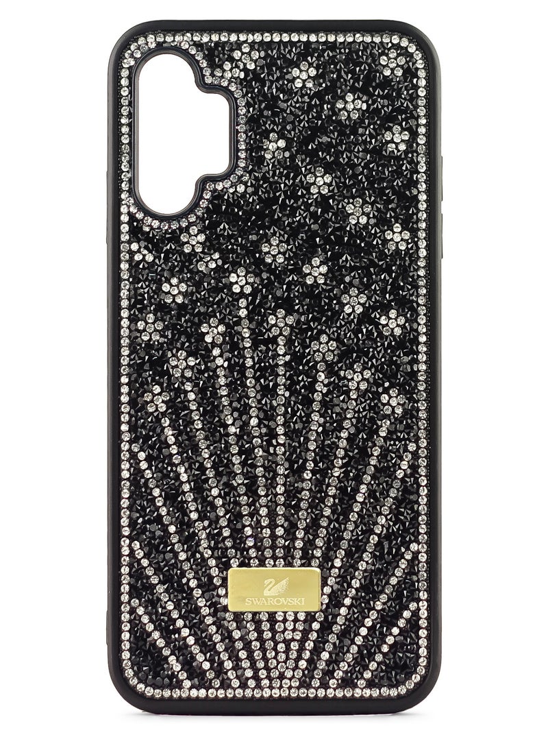 Case For Samsung Galaxy A13 4G Case Glitter Sparkle Diamond Crystal Bling Case with Bling Ultra Thin Lightweight Full Body Shockproof Anti-Scratch Protective Cover (Black)