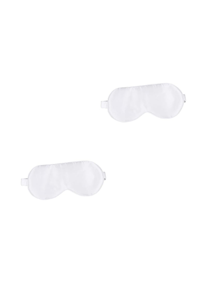 GGOOT Adjustable Blinders 2 pcs Mens Sleep Men Sleep Travel Headband coverings for Men Luxury Light Blocking Eye Shading Eyepatch Eye Silk Sleeping Eye Goggles Night Eye Mask - Image 1