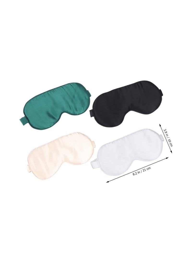GGOOT Adjustable Blinders 2 pcs Mens Sleep Men Sleep Travel Headband coverings for Men Luxury Light Blocking Eye Shading Eyepatch Eye Silk Sleeping Eye Goggles Night Eye Mask - Image 2
