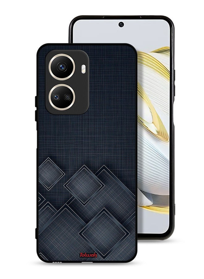 Tolwak Huawei nova 10 SE Protective Case Cover Squares Pattern On Cloth - Image 1