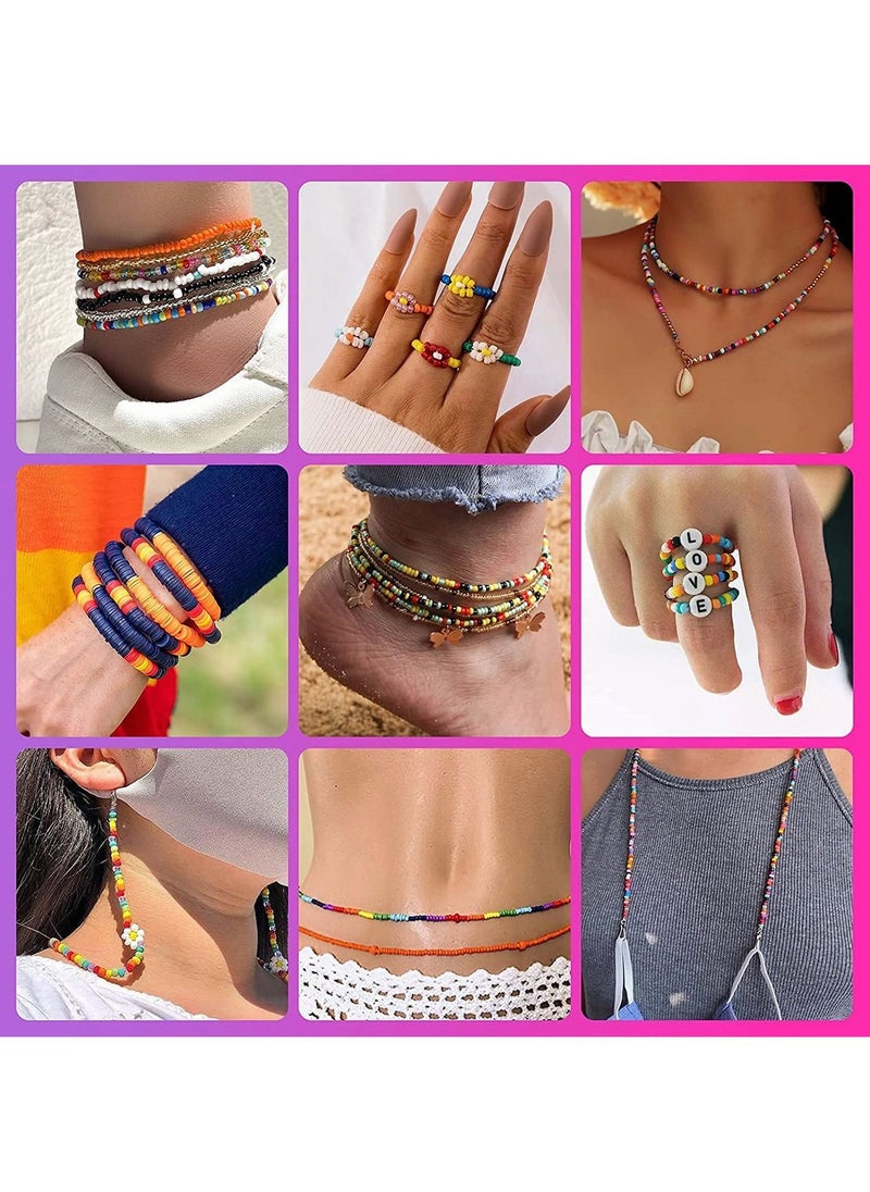 25000 Pcs Clay And Alphabet Beads Jewellery Making DIY Bracelet Craft Kit