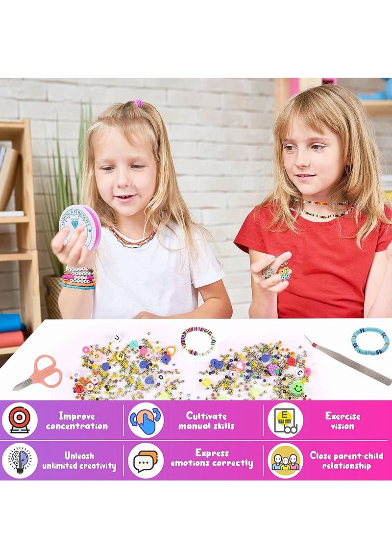 25000 Pcs Clay And Alphabet Beads Jewellery Making DIY Bracelet Craft Kit