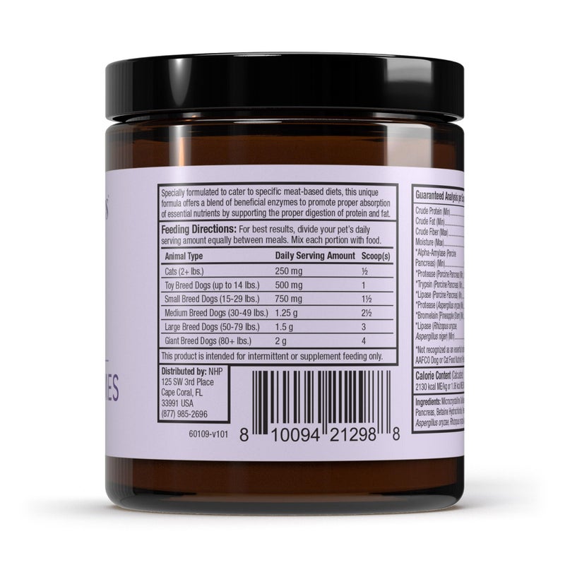 Dr. Mercola Bark & Whiskers Digestive Enzymes Meat-Based Diet for Dogs & Cats, 2.6 oz. (75 g), Promotes Protein & Fat Breakdown, Vet Formulated, Dr. Mercola - Image 3