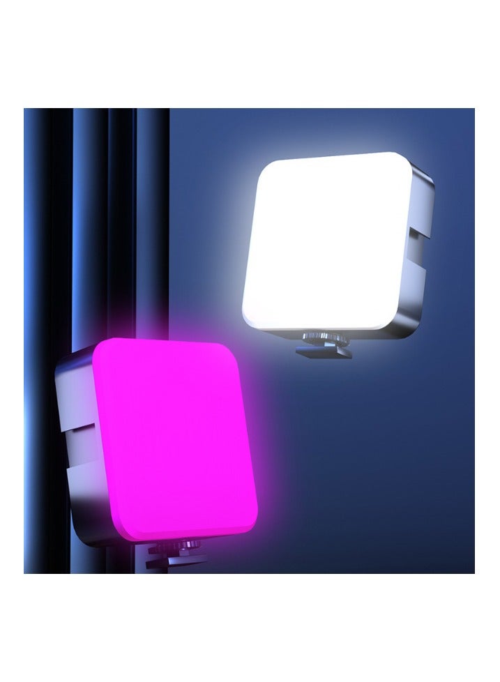 Beauenty Portable RGB Video Light Fill Light 0-360 Full Color Video Light Dimmable 180 Degree Front and Rear Adjustment Angle for Photography,Video Conference - Image 2