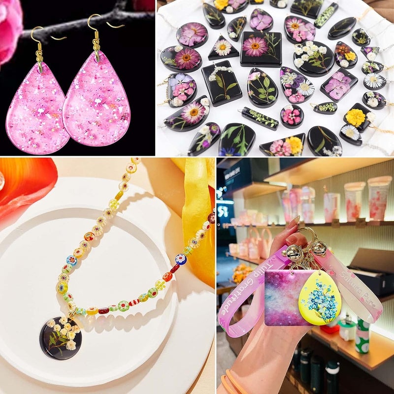 Artool ARTOOL Silicone Resin Art Mold for Jewellery Keychains Pendant Epoxy Resin Art Mould DIY Art and Craft 17 Different Shapes in 1 Mold (B159) - Image 2