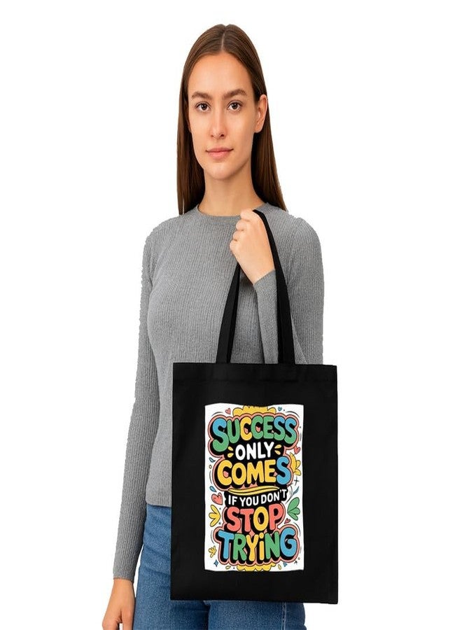 PrintingZone Printed Tote Bag For Women| Ladies Canvas Tote Bag with Art Print - Image 2