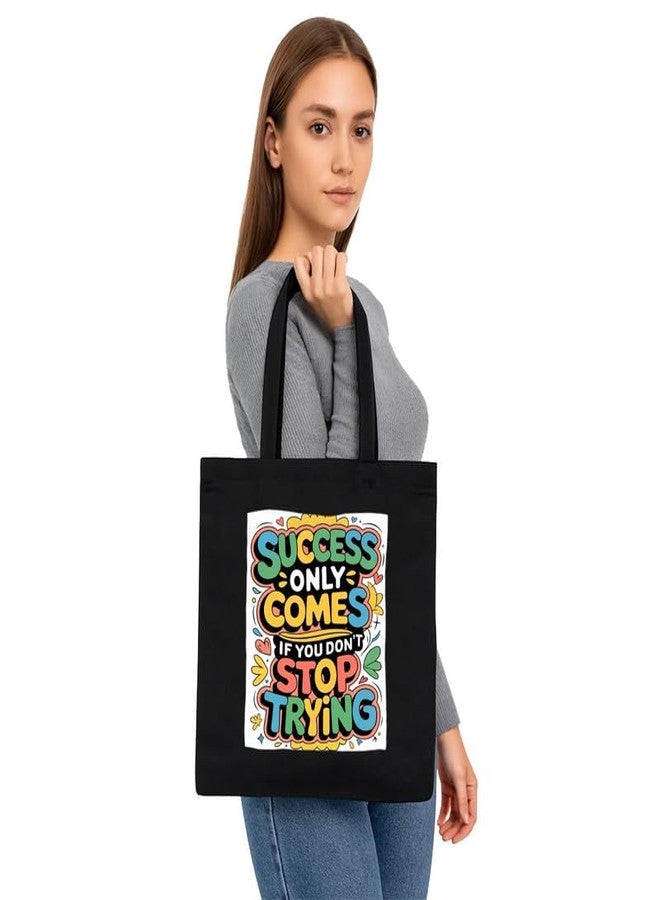 PrintingZone Printed Tote Bag For Women| Ladies Canvas Tote Bag with Art Print - Image 3